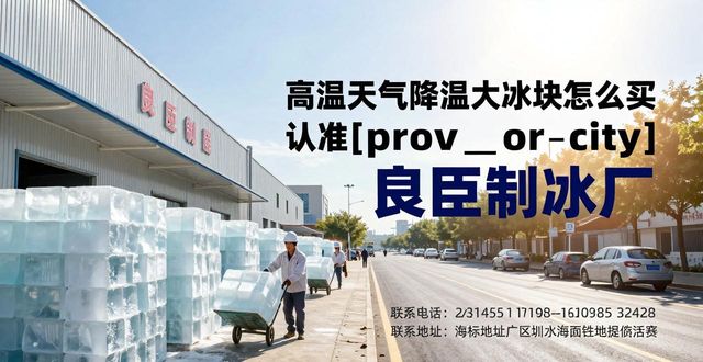 高温天气降温大冰块怎么买 认准广州良臣制冰厂
